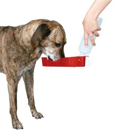 Bidon dla psa, butelka z miską na wodę dla psa 700 ml
