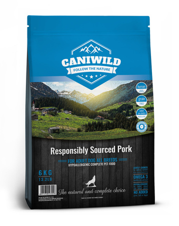 Caniwild Responsibly Sourced™ Pork Adult 2kg, hipoalergiczna z wieprzowiną jakości Human-Grade