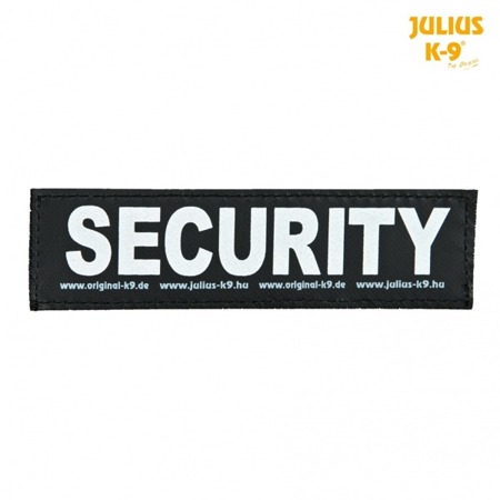 Naszywka Security na rzep do szelek Julius-K9® 2 sztuki