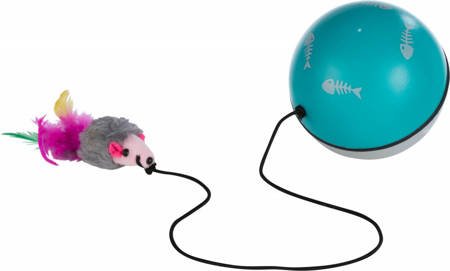 Piłka z silnikiem i mysz na gumce