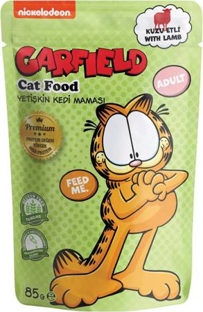 Saszetka dla dorosłych kotów z jagnięciną w galaretce Garfield 85g